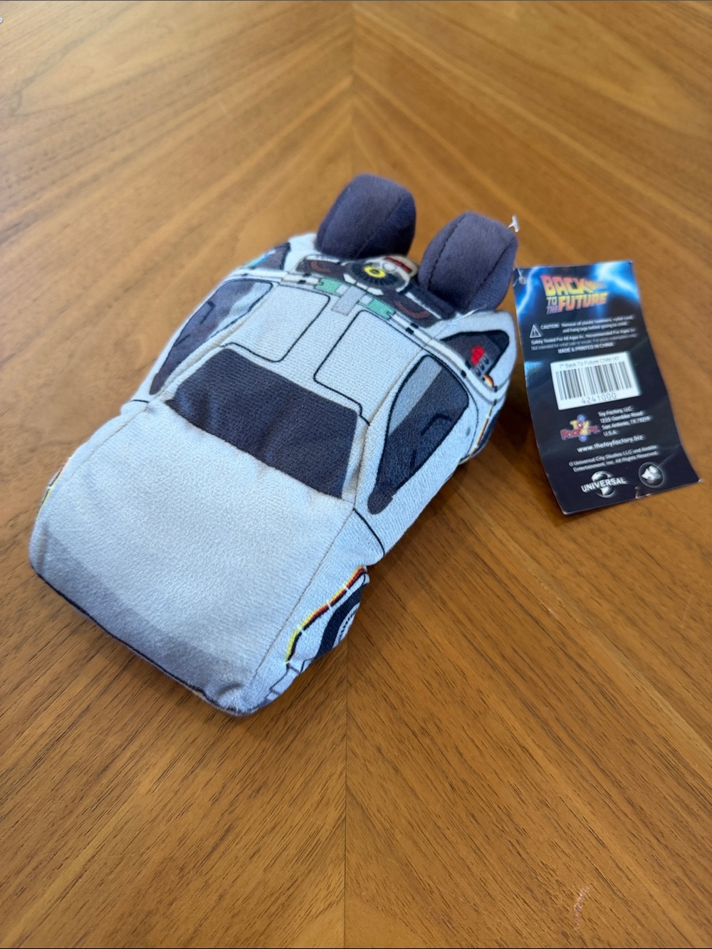 Back to the Future DeLorean Plush Toy - Gray